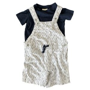 First Impressions baby boy overall outfit set 6-9 months